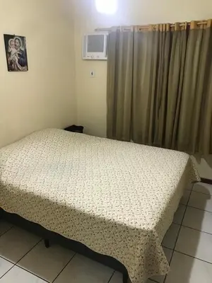 Uma cama ou camas num quarto em Apto em Itapema - Quadra MAR