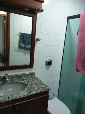 Uma casa de banho em Apartamento Itapema