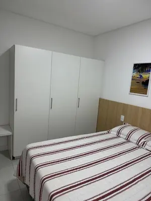 Uma cama ou camas num quarto em Apto em Palmas, ótima localização