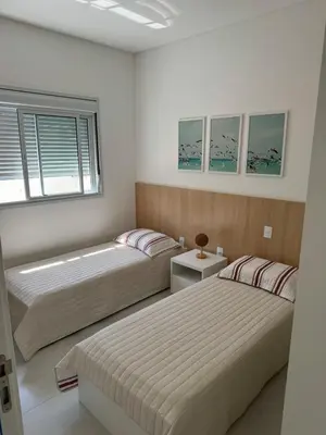 Uma cama ou camas num quarto em Apto em Palmas, ótima localização
