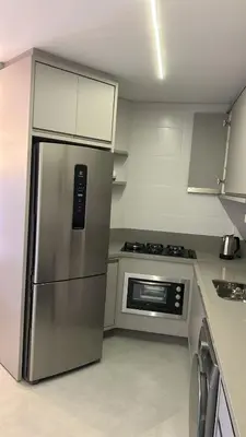 A cozinha ou kitchenette de Apartamento praia de Palmas