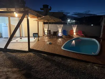 A piscina em ou perto de Hospedagem da Marli Bombinhas