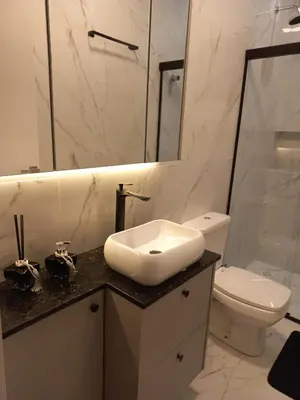 Uma casa de banho em eveline ceszar