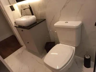 Uma casa de banho em eveline ceszar