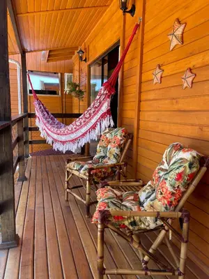 A planta de Casa com 2 quartos Recanto Praia das Vieiras - Porto Belo