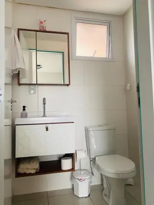 Uma casa de banho em Apartamento em Itapema!