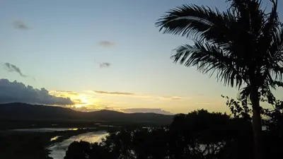 Paisagem natural perto da casa de férias
