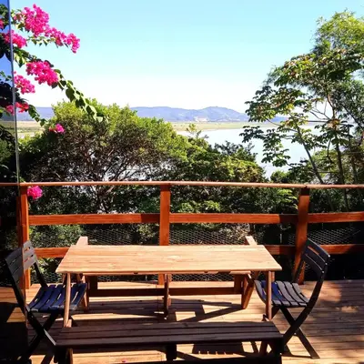 Paisagem natural perto da casa de férias