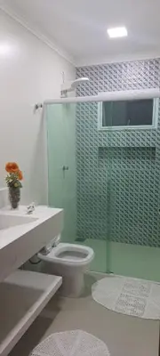 Uma casa de banho em Casa Entre Verde e Mar Praia do Mariscal