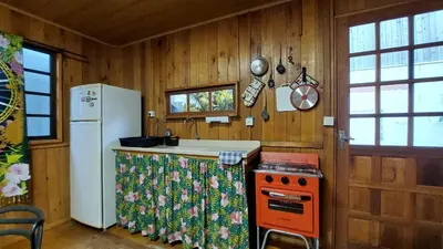 A cozinha ou kitchenette de SONHO VERDE - CASA em BC pertinho do Expocentro e Interpraias