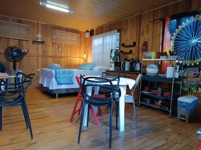 Uma cama ou camas num quarto em SONHO VERDE - CASA em BC pertinho do Expocentro e Interpraias