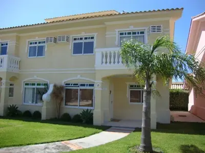 O edifício onde a casa de férias está situado