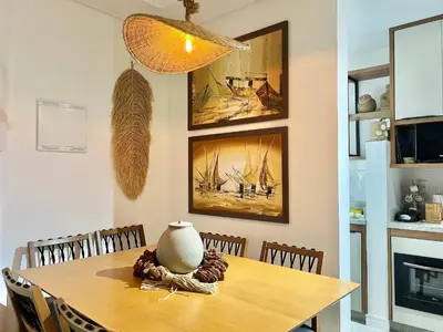 A cozinha ou kitchenette de Perfeito! Apto estiloso em Palmas - NI01I