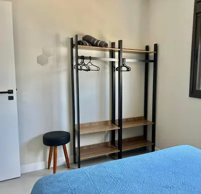 Uma cama ou camas num quarto em Lindo! Apto na praia de Palmas! BI02I