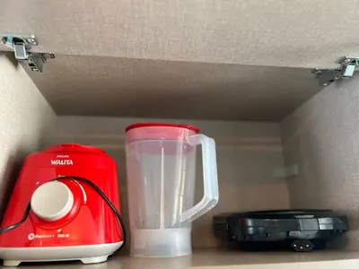 Comodidades para chá e café em Lindo! Apto na praia de Palmas! BI02I