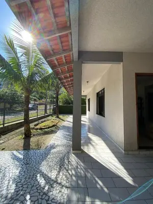 Uma varanda ou terraço em Casa no Cantinho de Zimbros