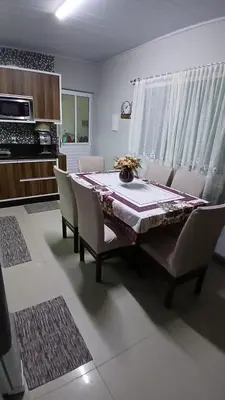 A cozinha ou kitchenette de Casa completa a 15 cuadras de la playa