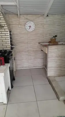 A cozinha ou kitchenette de Casa completa a 15 cuadras de la playa