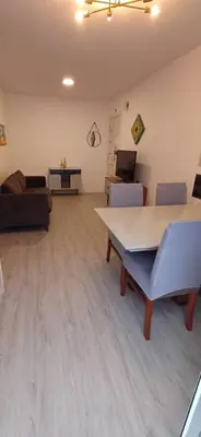 Uma área de estar em Paraíso em Balneário Camboriú