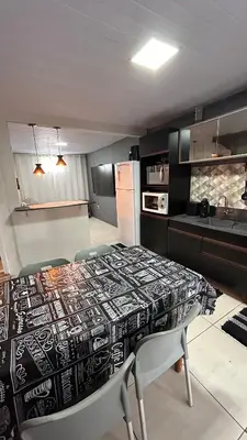 A cozinha ou kitchenette de Casa de temporada