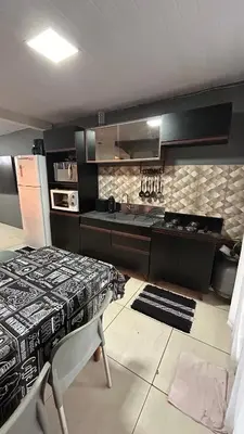 A cozinha ou kitchenette de Casa de temporada