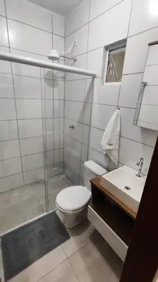 A planta de Casa charmosa e aconchegante