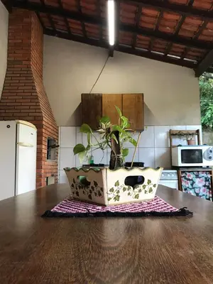 A cozinha ou kitchenette de Casinha da praia