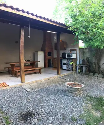 O edifício onde a casa de férias está situado