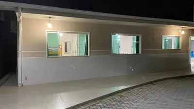 A planta de Casa com piscina