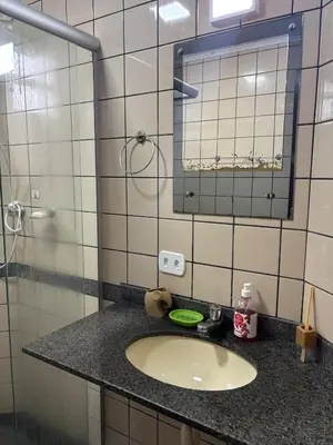 Uma casa de banho em Amplo Apê VIsta para o Mar de Bombas