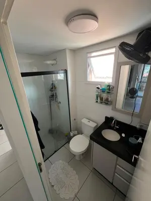 Uma casa de banho em Vista Atlântico