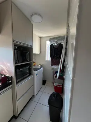 A cozinha ou kitchenette de Vista Atlântico