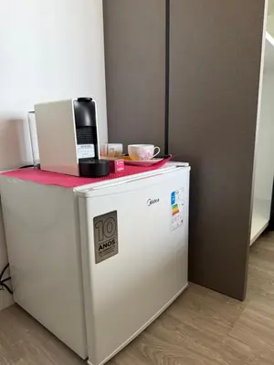 A cozinha ou kitchenette de Suite exclusive vista mar