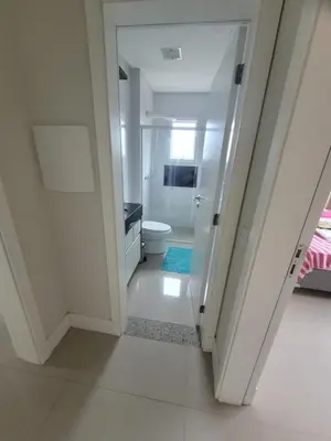 Uma casa de banho em Lindo apartamento na Praia de Palmas