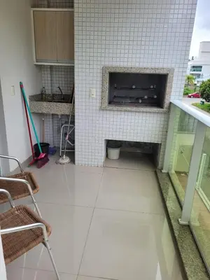 A planta de Lindo apartamento na Praia de Palmas