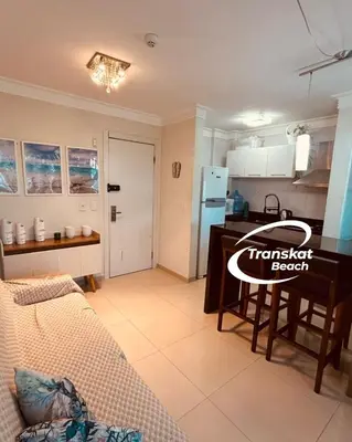 A cozinha ou kitchenette de Summer Beach 300 mt da praia com amplo lazer e mobília nova