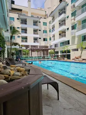 A piscina em ou perto de Summer Beach 300 mt da praia com amplo lazer e mobília nova