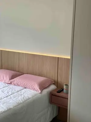 Uma cama ou camas num quarto em Apart Luxo Palmas Beach 200m com garagem
