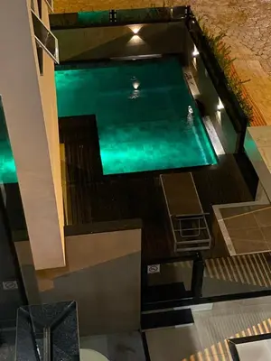 A piscina em ou perto de Apart Luxo Palmas Beach 200m com garagem