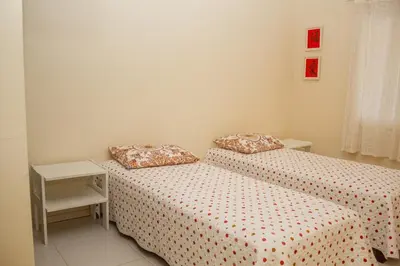 Uma cama ou camas num quarto em 3 bedroom apartament with terrace
