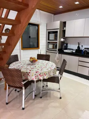 A cozinha ou kitchenette de Casa 2 quartos - Refúgio Porto Belo