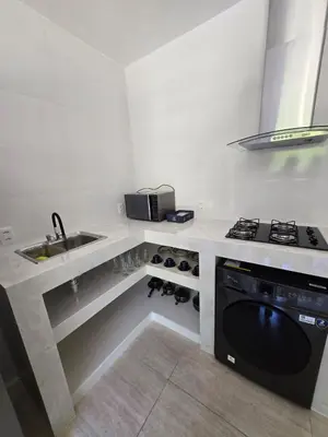 A cozinha ou kitchenette de RB House