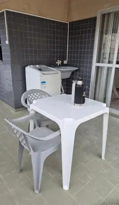 A planta de Apartamento quadra mar meia praia