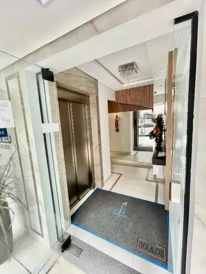 A planta de Apartamento Brisa do Mar - Ed Galileu