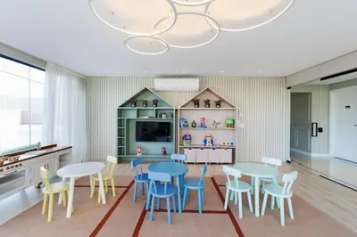 A cozinha ou kitchenette de Itapema apartment