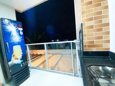 A planta de Apê Novo em Porto Belo com Piscina próx Bombinhas