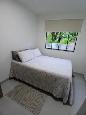 Uma cama ou camas num quarto em Casa Mar a Vista
