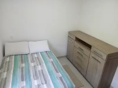 Uma cama ou camas num quarto em Casa Mar a Vista