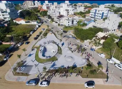 A vizinhança circundante ou próxima da casa de férias