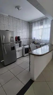 A cozinha ou kitchenette de Quarto Prime até 4 pessoas familia, piscina, Pousada Lua Encantada Pousada Tijucas